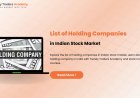 Top Holding Companies in Indian Stock Market