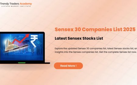 Sensex 30 Companies List & Stock Market Courses in India