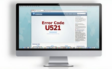 How to Fix Ticketmaster Error Code U521: A Complete Troubleshooting Guide